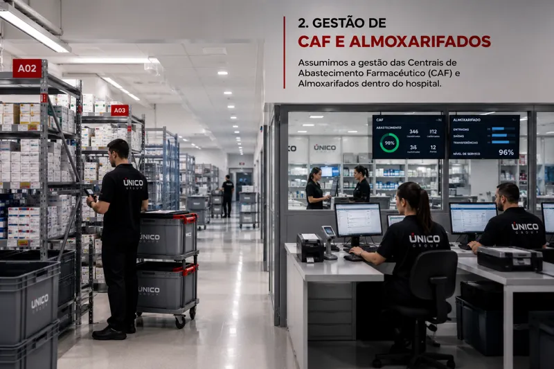 Gestão de CAF e Almoxarifados